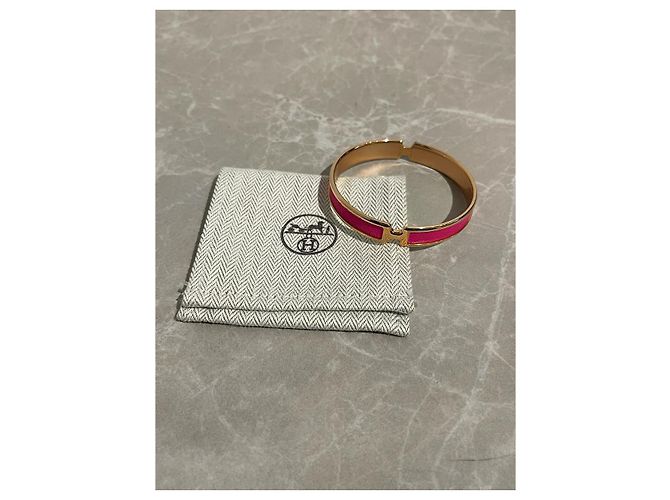 Hermès Pulseiras HERMES T. Metal Rosa