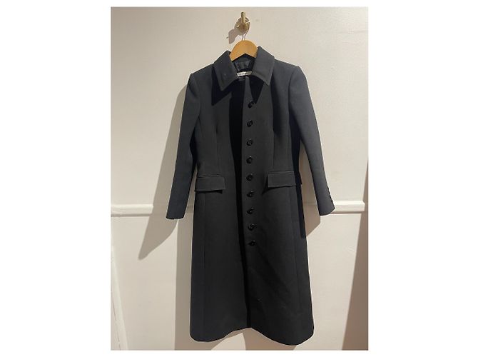 GIVENCHY Coats T.International S wool Black