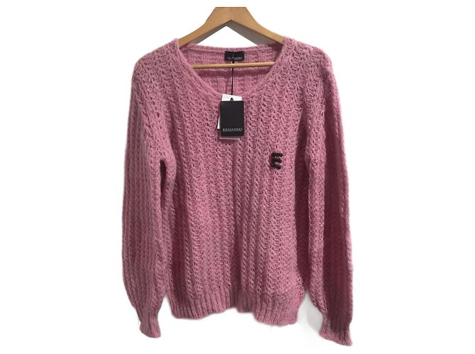 ERMANNO SCERVINO Strick T.FR 36 Wolle Pink