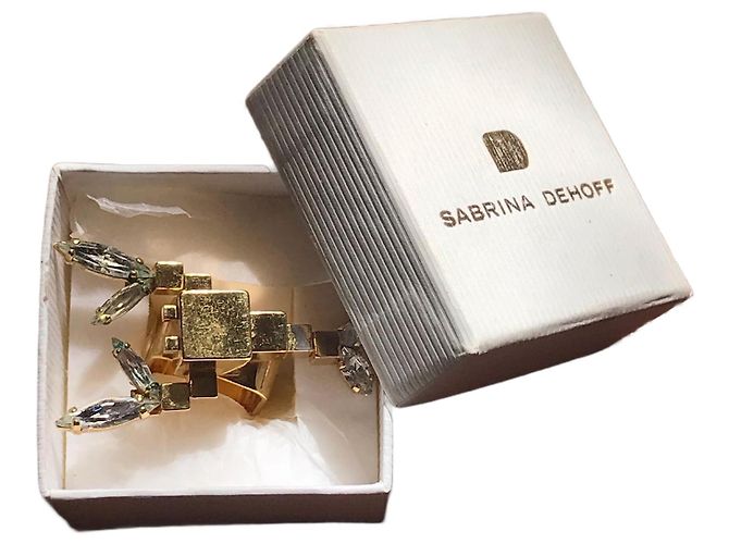 Autre Marque Anelli SABRINA DEHOFF T.EU 54 Metallo D'oro