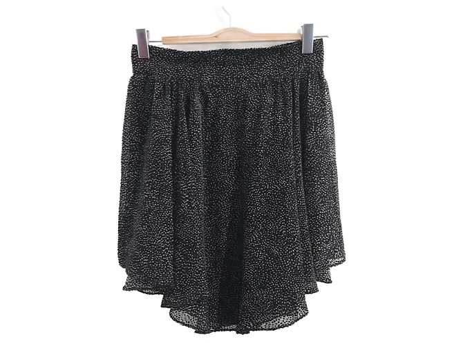 Gonne OLYMPIA LE TAN T.FR 40 Seta Nero