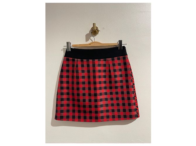 FALDA FAUSTO PUGLISI T.International M Algodón Roja