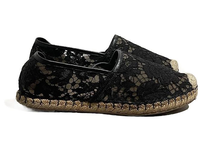 Espadrillas VALENTINO GARAVANI T.EU 37 Tessuto Nero