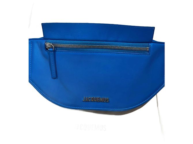 JACQUEMUS Handtaschen T. Leder Blau