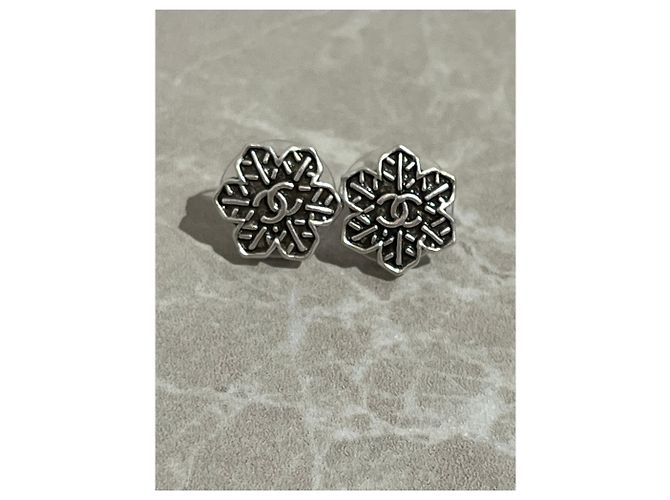 Orecchini CHANEL T. Metallo Argento