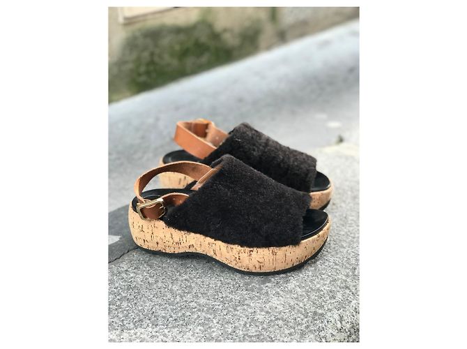 MARNI Mules & clogs T.EU 38 Leather Black