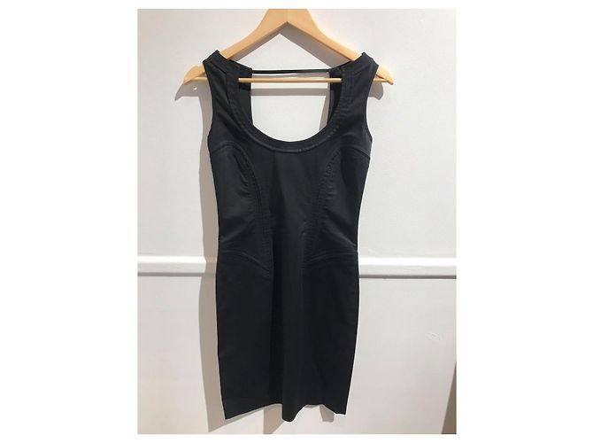 Vestido GUCCI T.FR 36 Algodón Negro