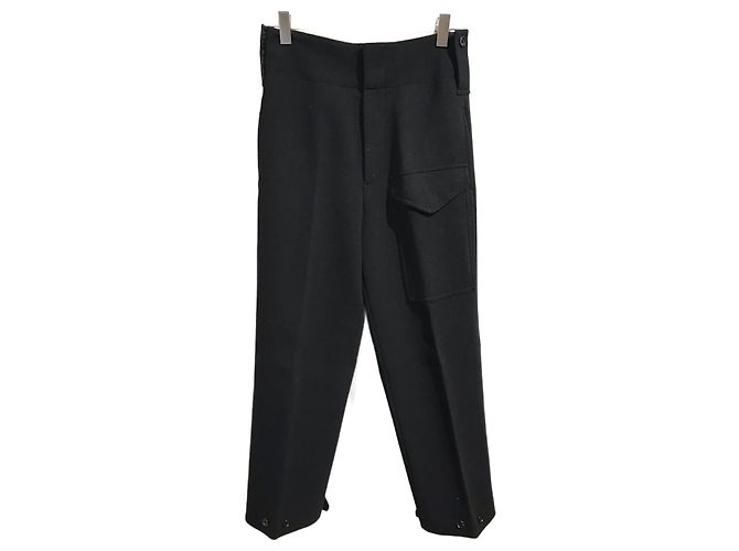 JOSEPH Hose T.FR 34 Wolle Schwarz