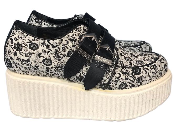 PINKO Absätze T.EU 36 Stoff Weiß