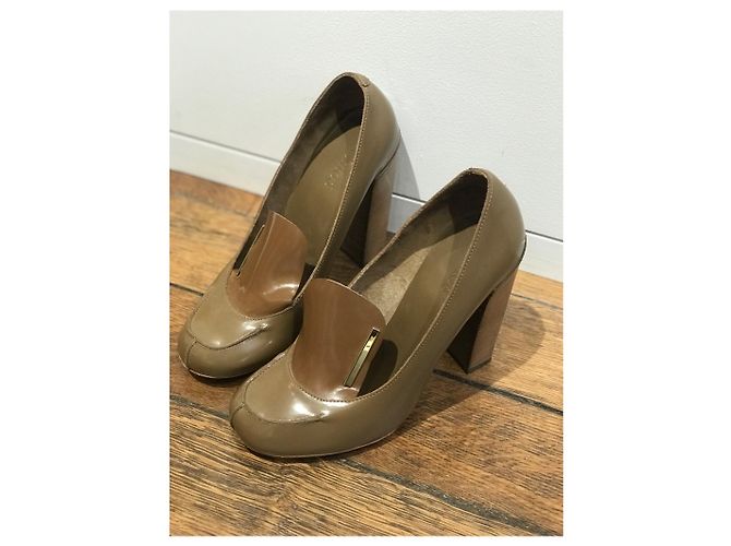 Chloé CHLOE Absätze T.EU 36.5 Leder Kamel