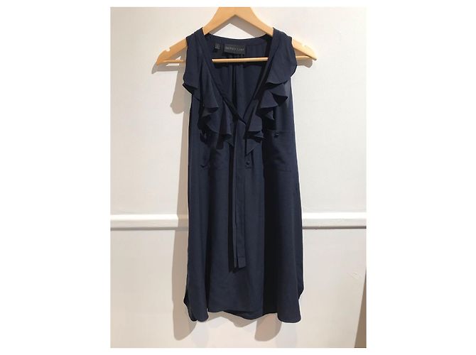 DEREK LAM Kleider T.FR 36 Seide Marineblau