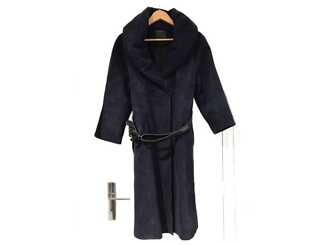 MARC JACOBS Mäntel T.FR 40 Wildleder Marineblau