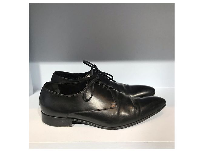 DIOR Stringate T.EU 44 Pelle Nero 