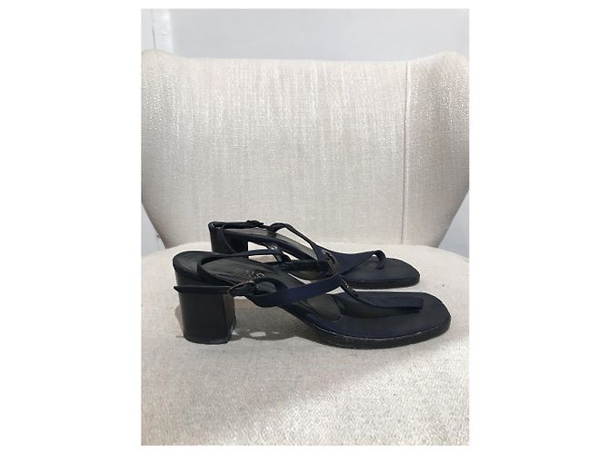 Sandali GUCCI T.EU 38.5 Tessuto Blu