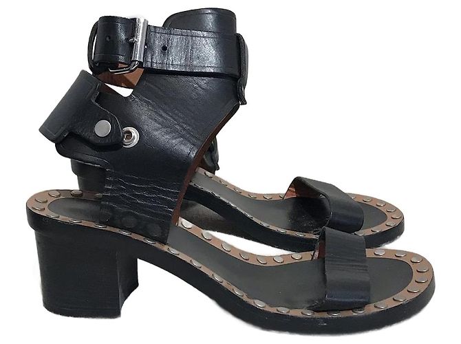 ISABEL MARANT Sandali T.EU 36 Pelle Nero