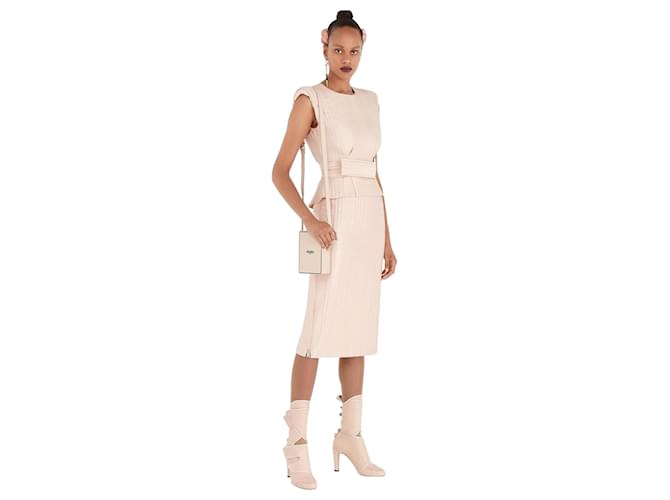 FENDI Dresses T.International XS Silk Pink  ref.2014144
