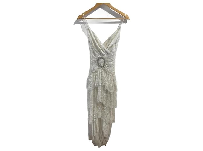 Autre Marque RAISA VANESSA Dresses T.FR 36 Polyester White  ref.2014158