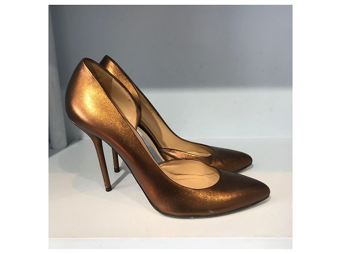 Tacchi GUCCI T.EU 38.5 Pelle D'oro