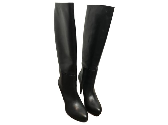 Botas BALENCIAGA T.EU 40 Cuero Negro