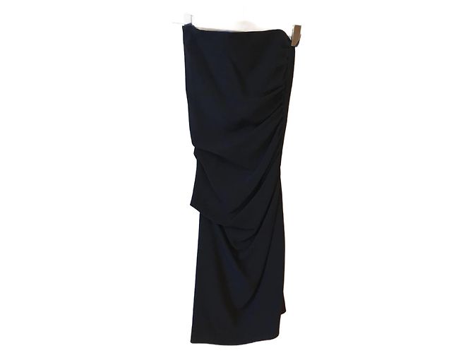 Vestidos AZZARO T.FR 38 Viscosa Negro