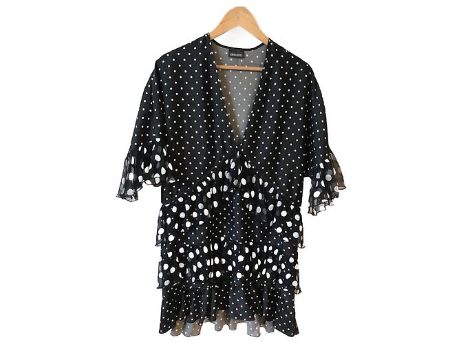 ERMANNO SCERVINO Kleider T.International S Seide Schwarz