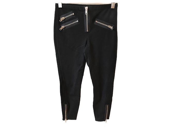 3.1 PHILLIP LIM Pantalones T.FR 36 Algodón Negro