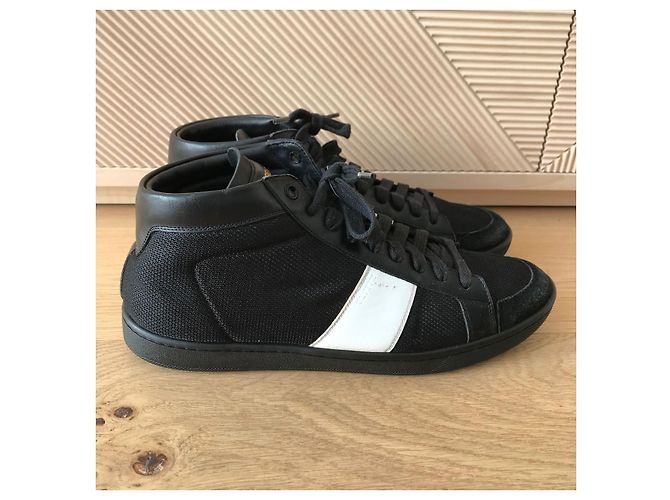 Sneaker SAINT LAURENT T.EU 41 Leder Schwarz