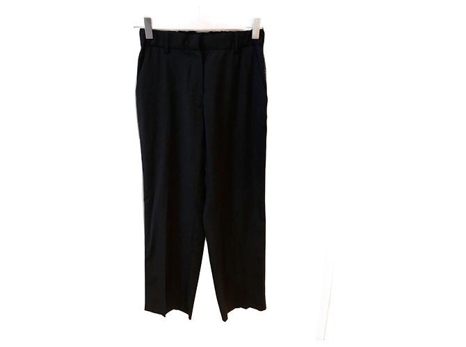 Hose N°21 T.FR 34 Wolle Schwarz