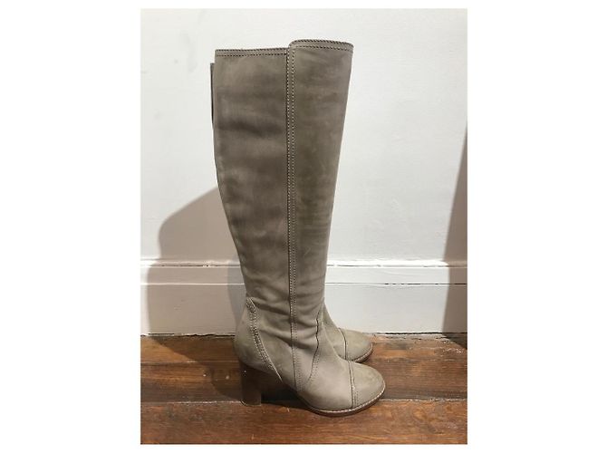 Chloé Botas CHLOE T.EU 36 Cuero Gris