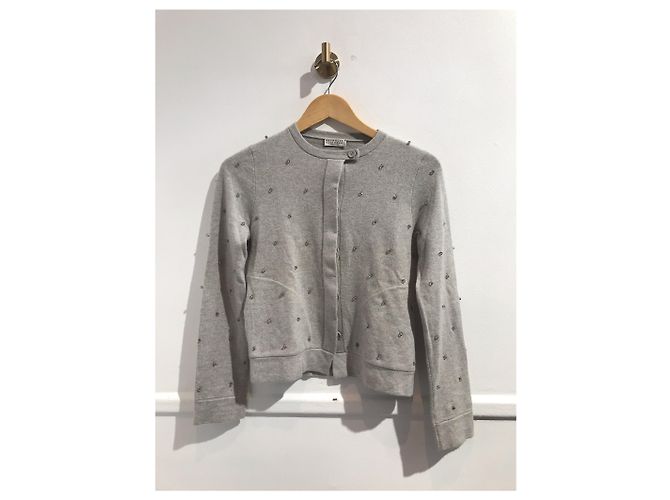 BRUNELLO CUCINELLI Strickwaren T.International S Kaschmir Grau