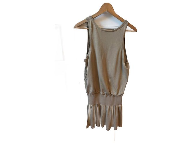 Vestidos BARBARA BUI T.International S Seda Beige