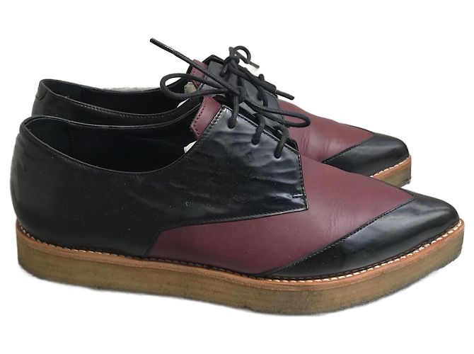 PIERRE HARDY Stringate T.EU 39 Pelle Nero 
