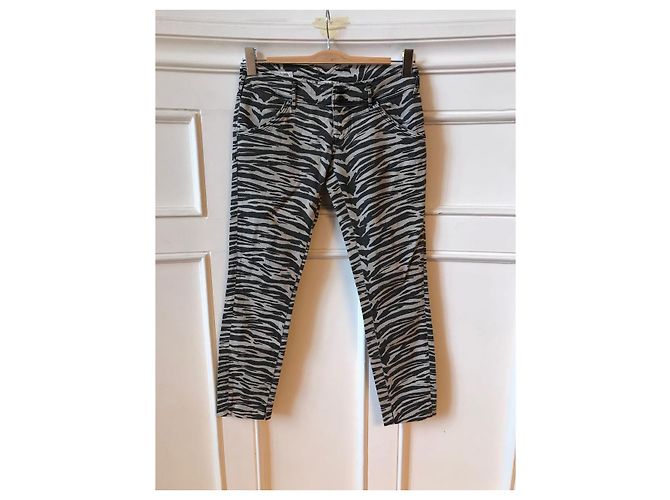 Autre Marque CYCLE Jeans T.FR 38 Cotone Nero