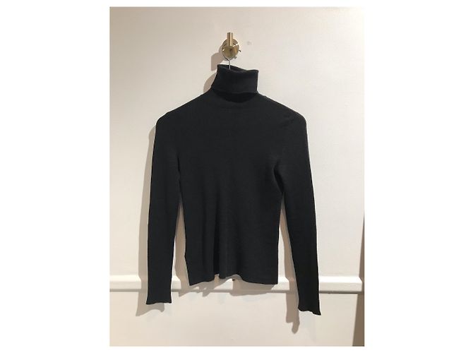 PRADA Strickwaren T.IT 36 Kaschmir Schwarz 