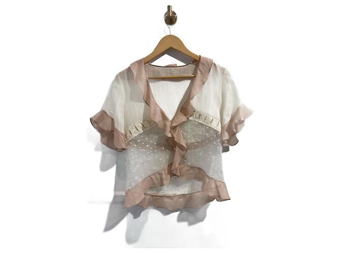 Chloé CHLOE Tops T.Internacional M Algodão Cru
