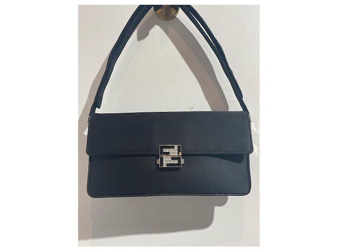 Baguette Borse FENDI T. Tessuto Nero
