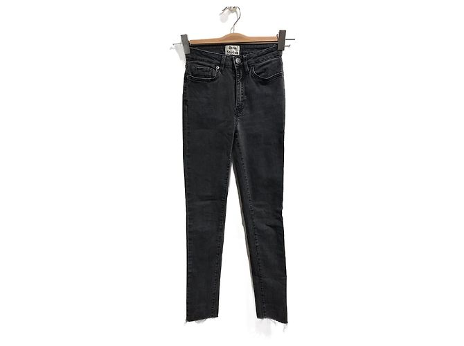 ACNE STUDIOS Jeans T.FR 34 Algodón Negro 
