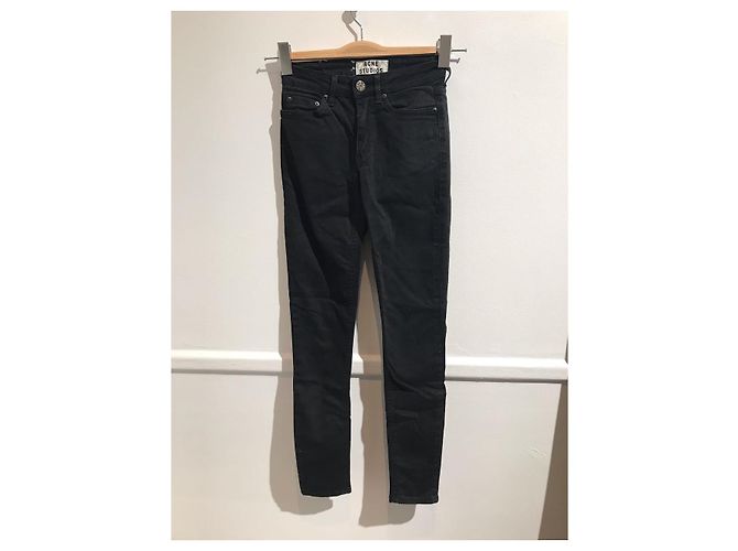 ACNE STUDIOS Jeans T.FR 34 Algodón Negro 