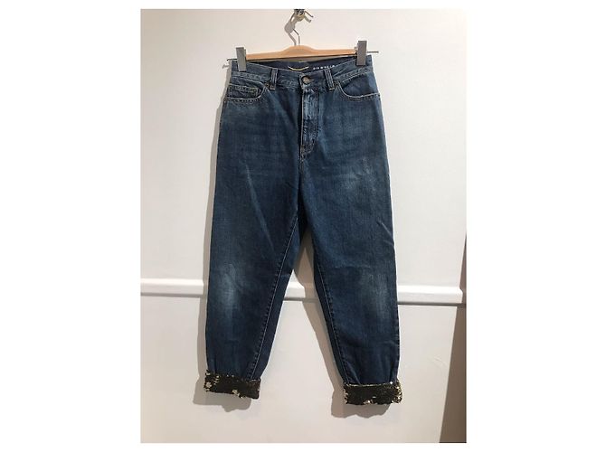 SAINT LAURENT Jeans T.FR 36 Baumwolle Blau