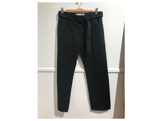 Pantalones COURREGES T.International M Algodón Negro