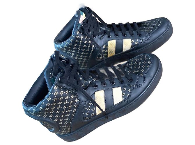Sneakers GUCCI T.EU 39 Pelle Nero