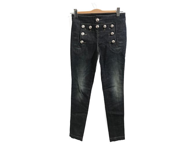 Jeans GUCCI T.FR 36 Algodón Azul 