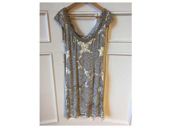JENNY PACKHAM Kleider T.FR 38 Synthetisch Silber
