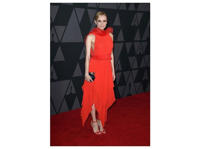 Vestidos GIVENCHY T.International S Seda Roja