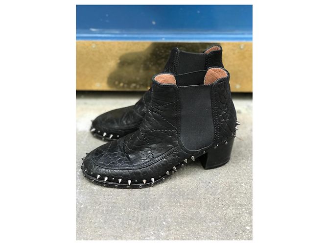 Botines LAURENCE DACADE T.EU 37 Cuero Negro