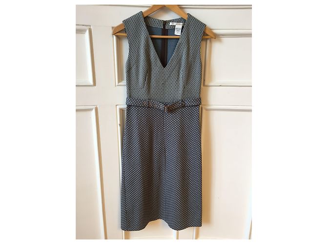 DIANE VON FURSTENBERG Kleider T.FR 34 Polyester Blau