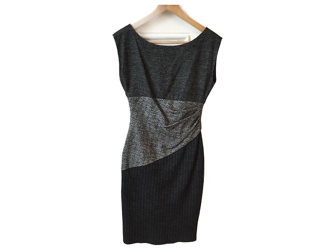 Kleid DIANE VON FURSTENBERG T.FR 36 Baumwolle Grau