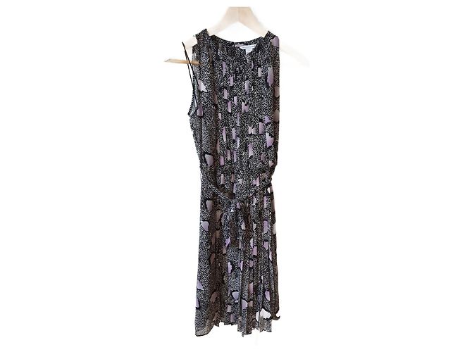 DIANE VON FURSTENBERG Kleider T.FR 36 Polyester Schwarz