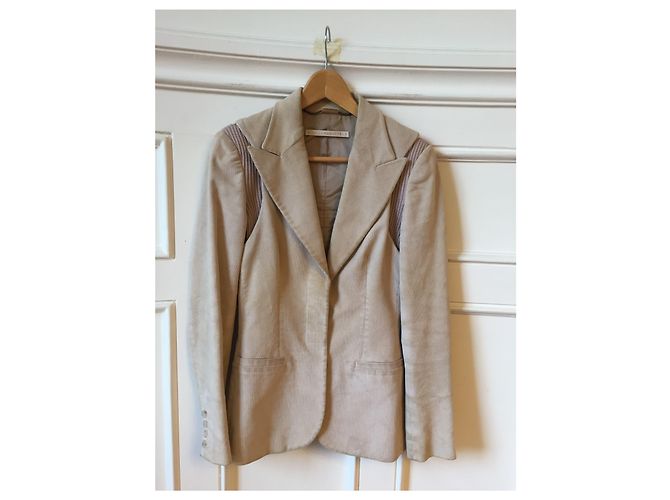 Stella Mc Cartney STELLA MCCARTNEY Jacken T.International S Samt Beige