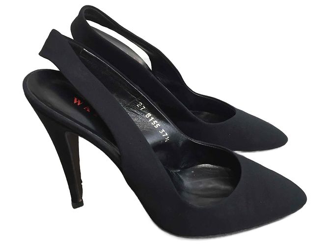 WALTER STEIGER Tacchi T.EU 37.5 Tessuto Nero